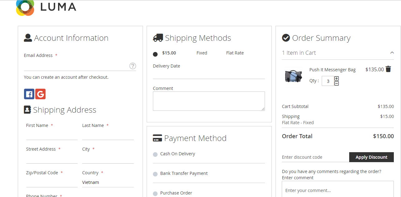 magento 2 one step checkout