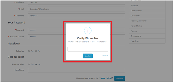 2 Factor Authentication and SMS Notifications