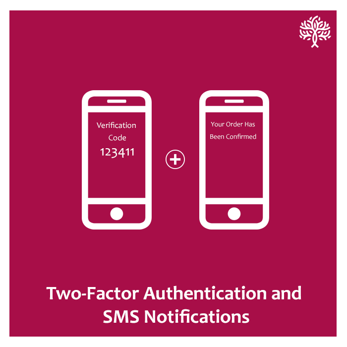 2 Factor Authentication and SMS Notifications