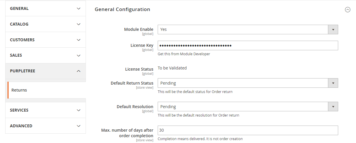 Product return RMA with SMS