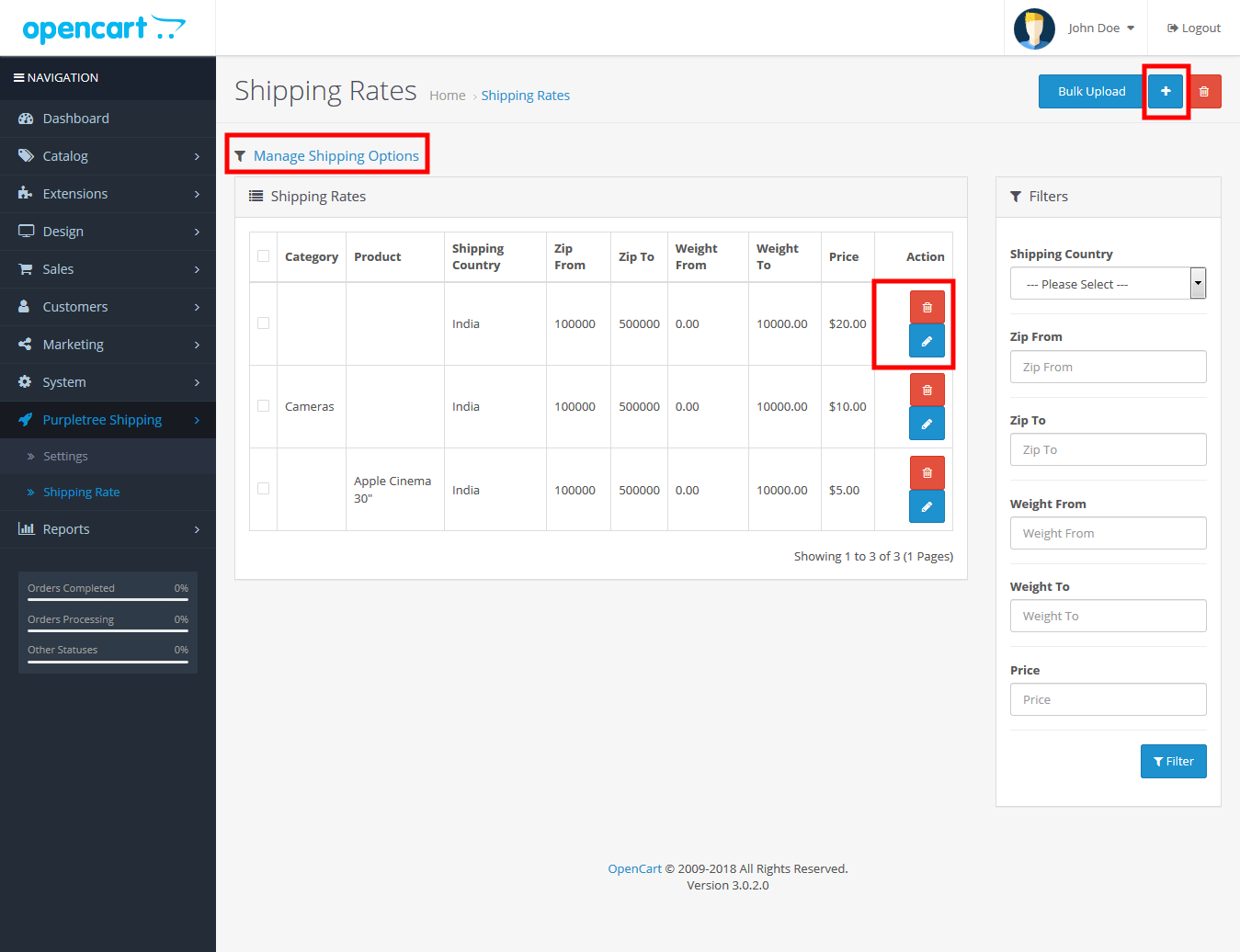 Shipping Based On Product / Category 