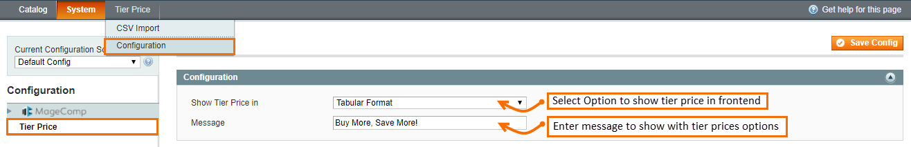 Magento Tier Price