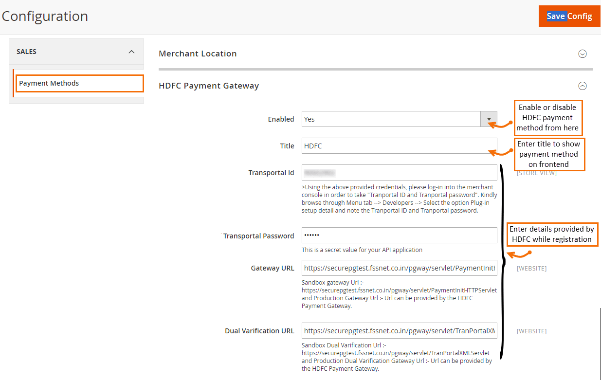 Magento 2 HDFC Payment Gateway 