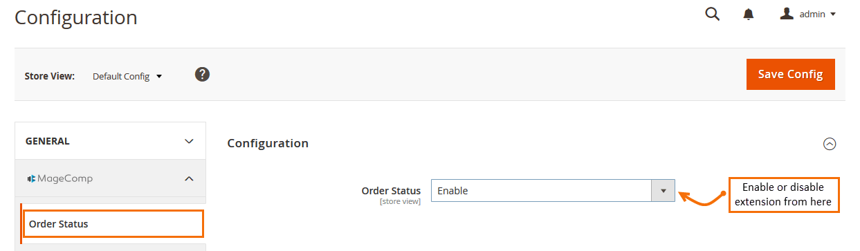 Magento 2 Order Status