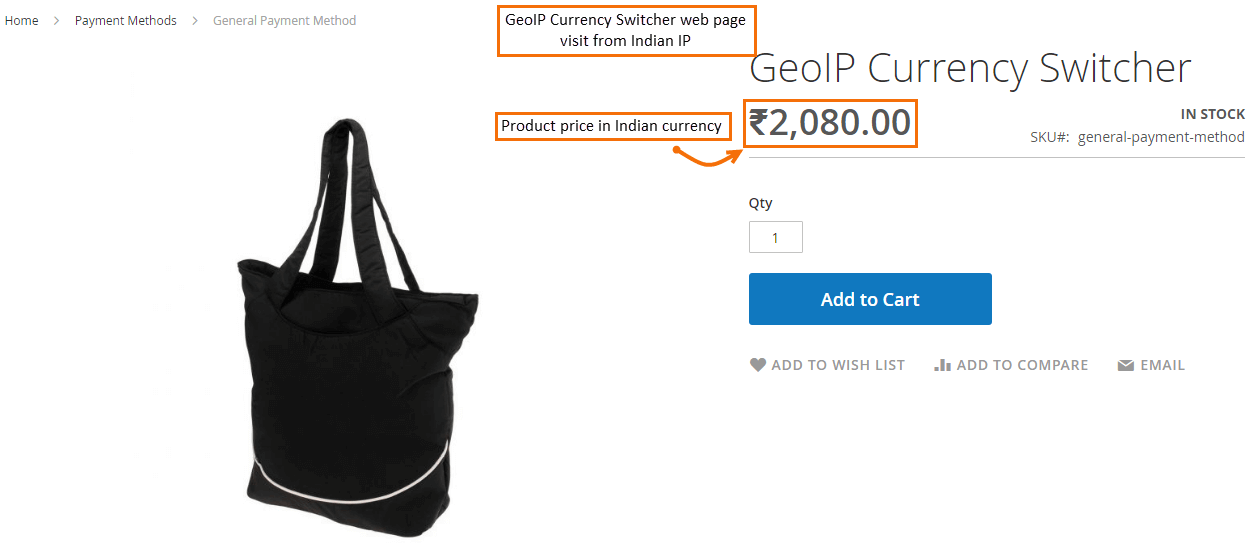 Magento 2 GEO IP Currency Switcher