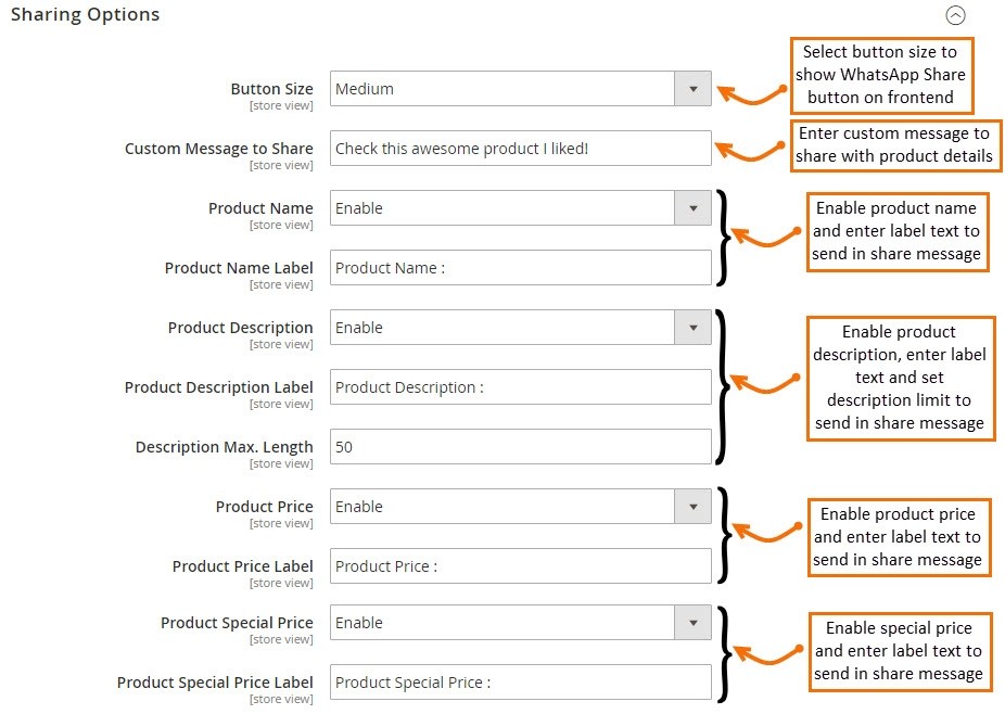 Magento 2 Whatsapp Share