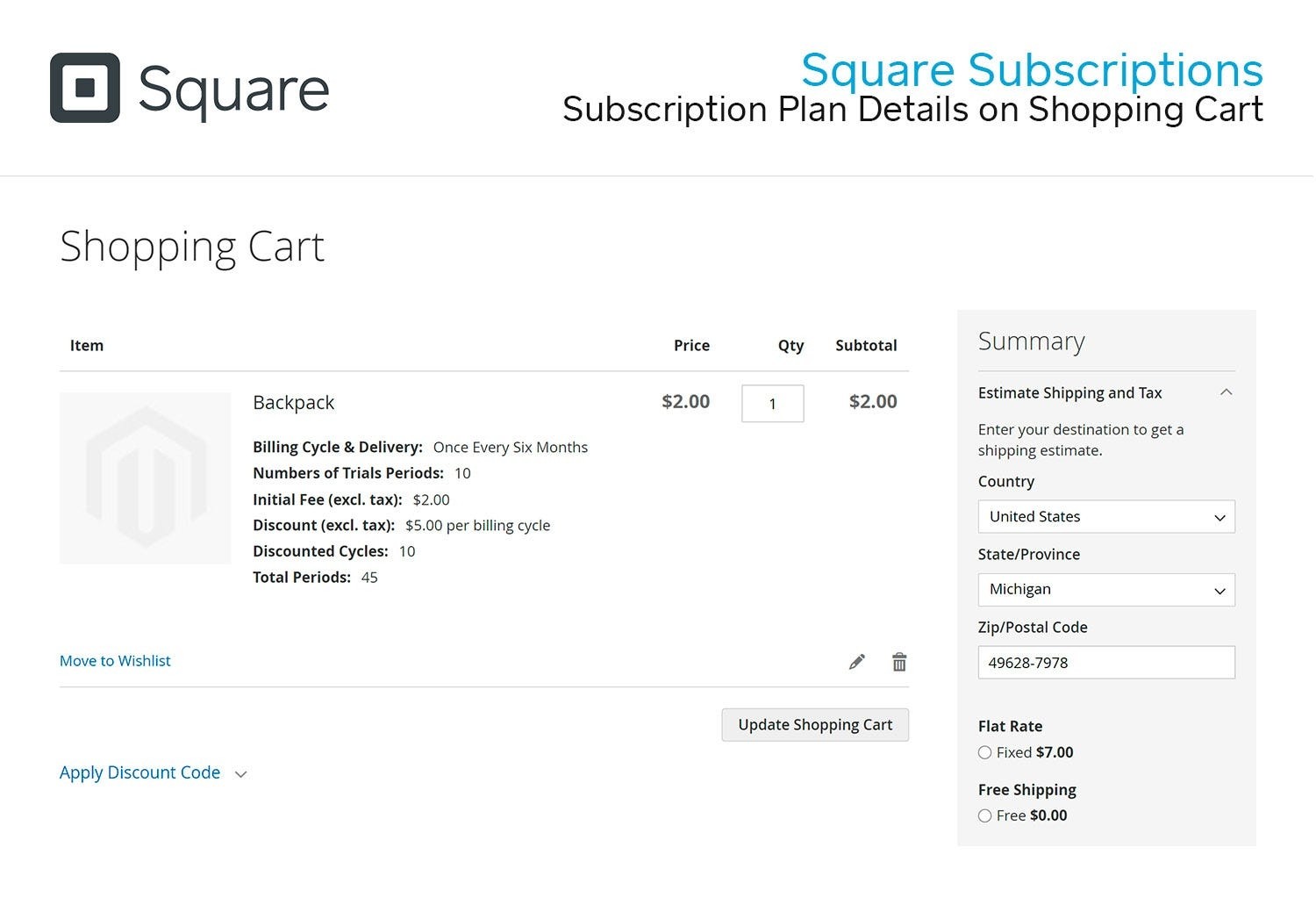 Magento 2 Square Payment Gateway 