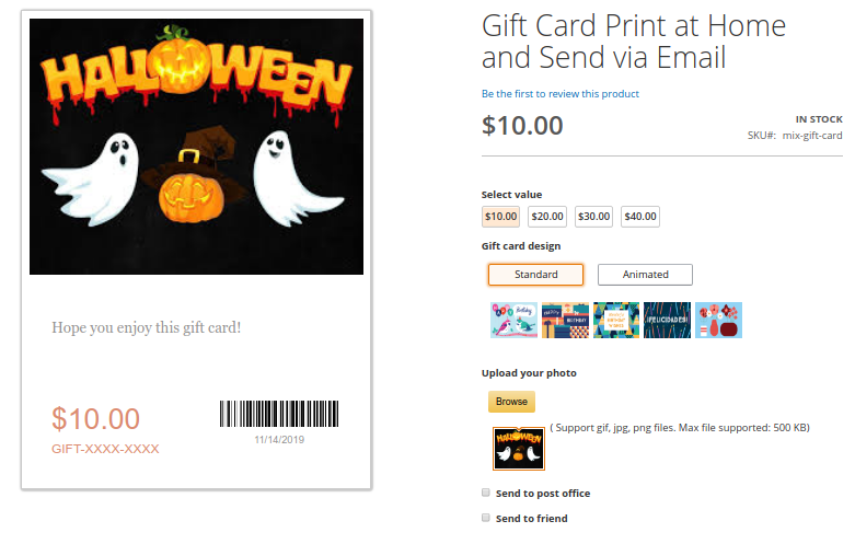 gift card