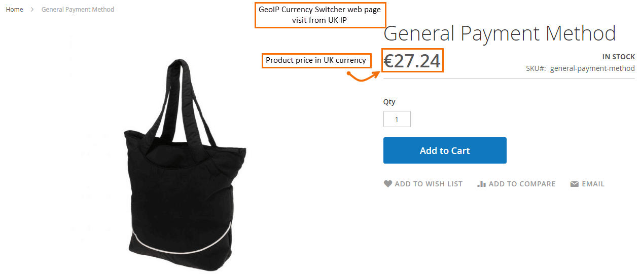 Magento 2 GEO IP Currency Switcher