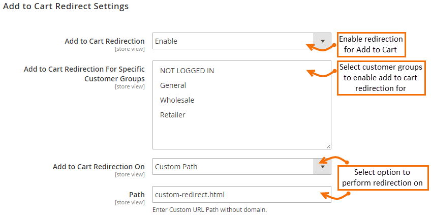 Magento 2 Custom Redirect 