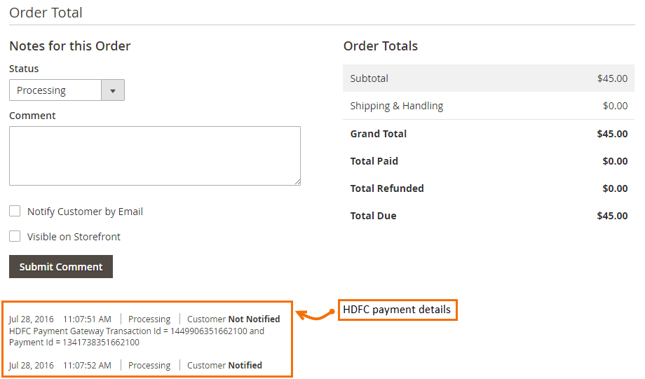 Magento 2 HDFC Payment Gateway 