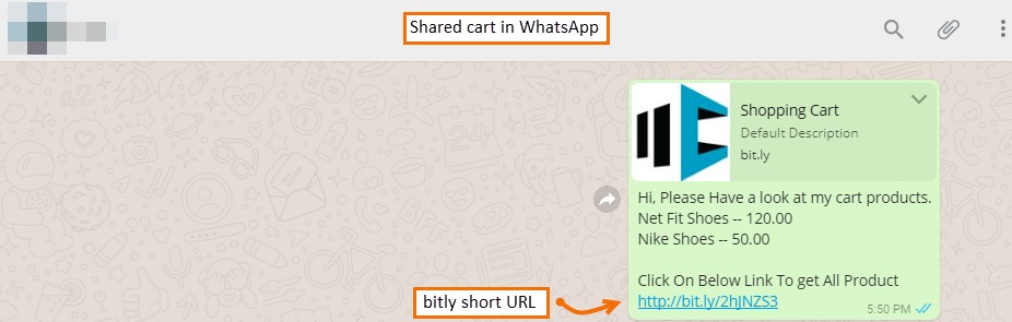 Magento WhatsApp Share Cart