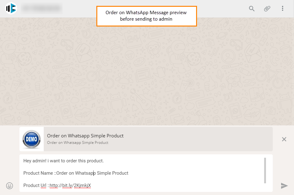 Magento 2 Order on Whatsapp