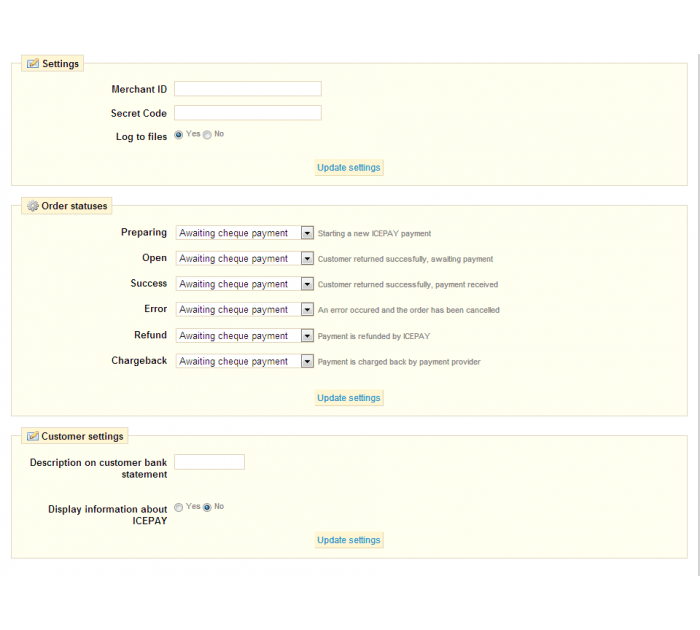 Prestashop Icepay Module