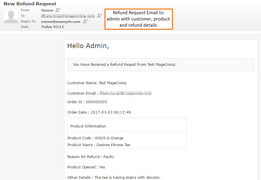 We can refund. Email request. Refund перевод. Request for Extension email. Request перевод на русский.