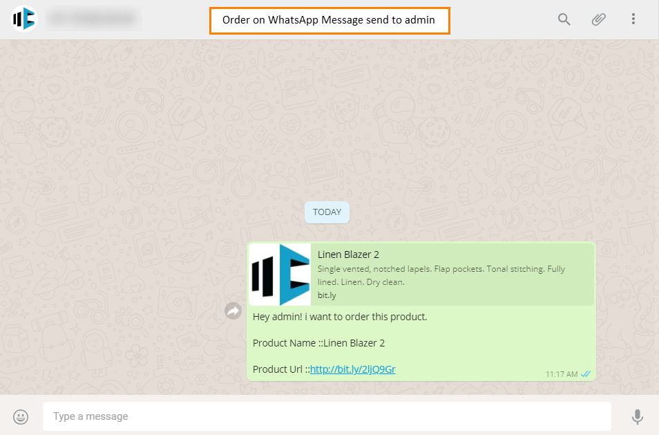 Magento Order On WhatsApp