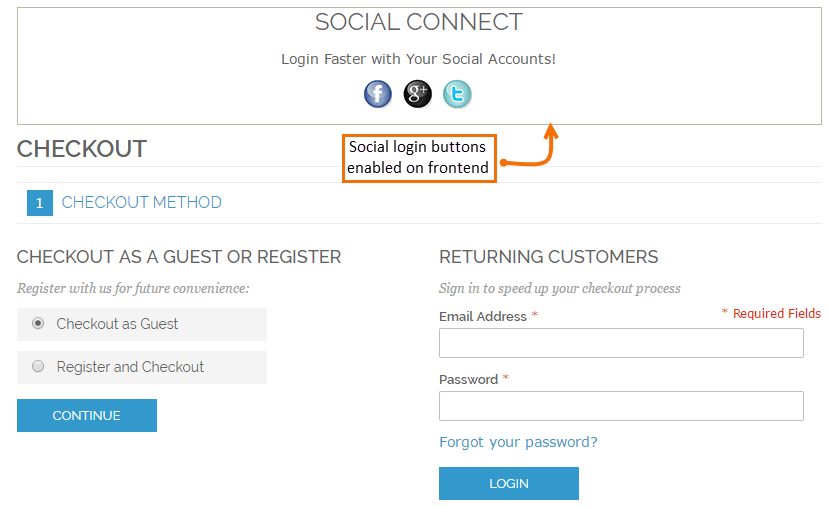 Magento Social Login 