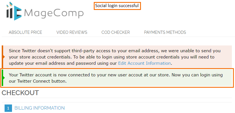 Magento Social Login 