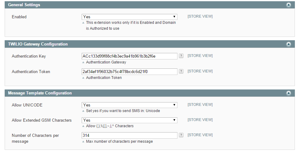 Magento Twilio SMS Notification Extension