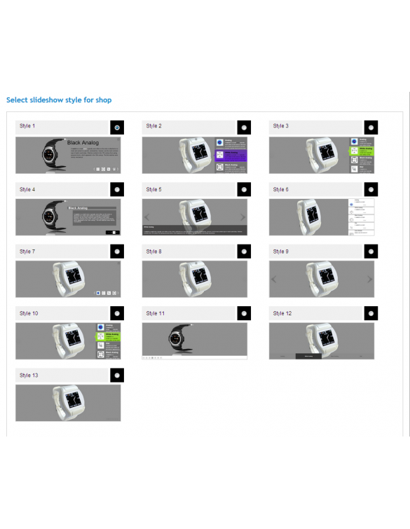PrestaShop 13 Images in 1 - Combo Slider