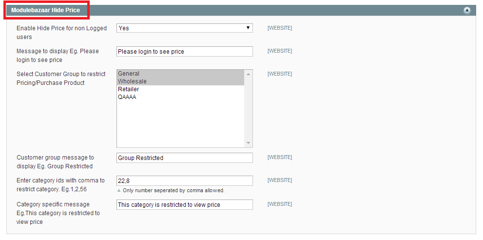 Magento Hide Product Price For Non Registered Users