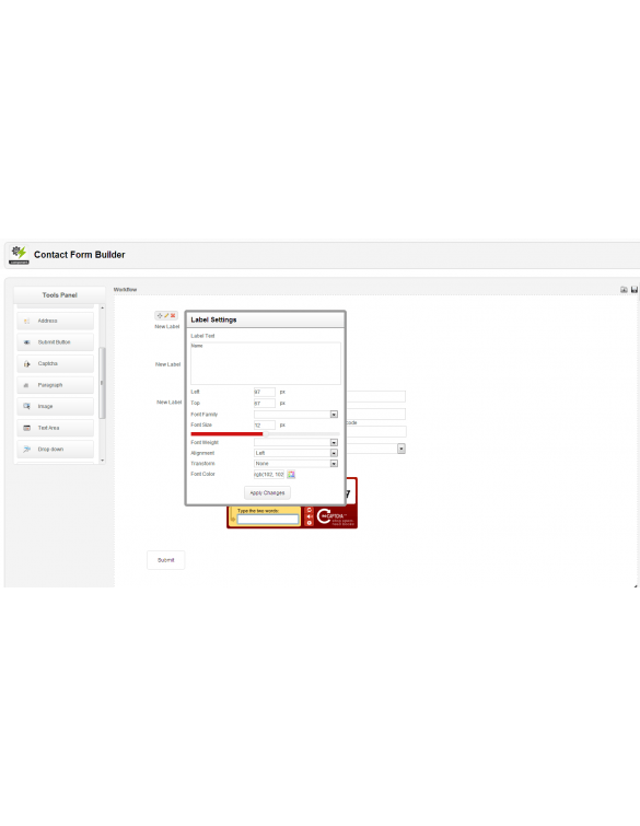 Contact Form builder