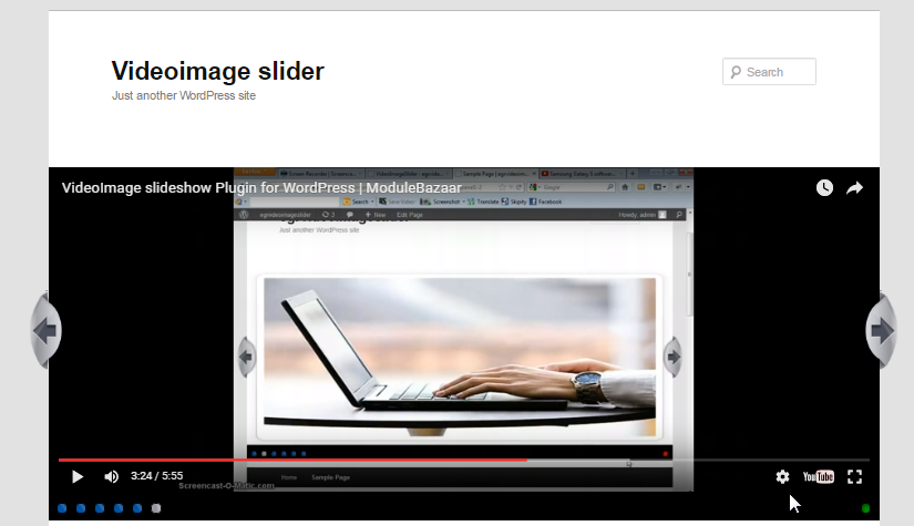 WordPress Video and Image Slider plugin