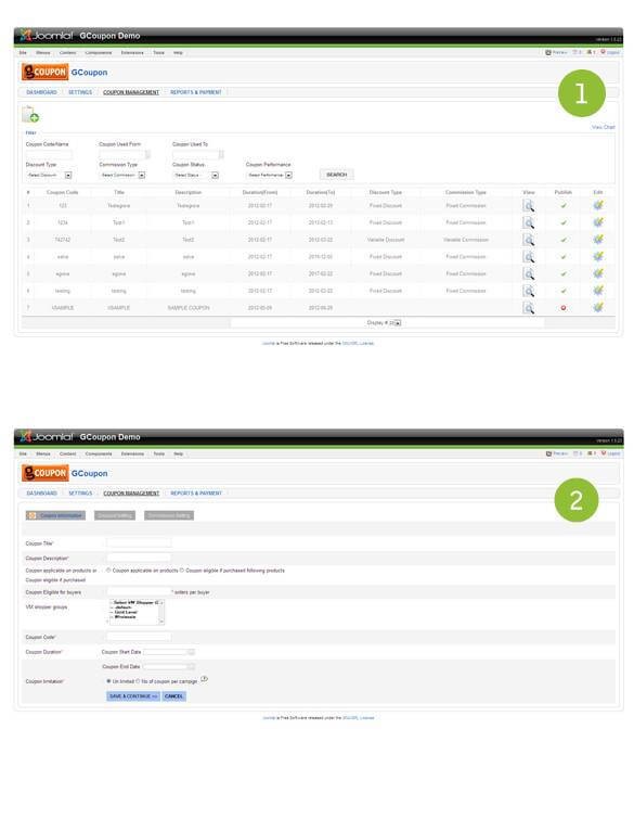 GCoupon VirtueMart Component