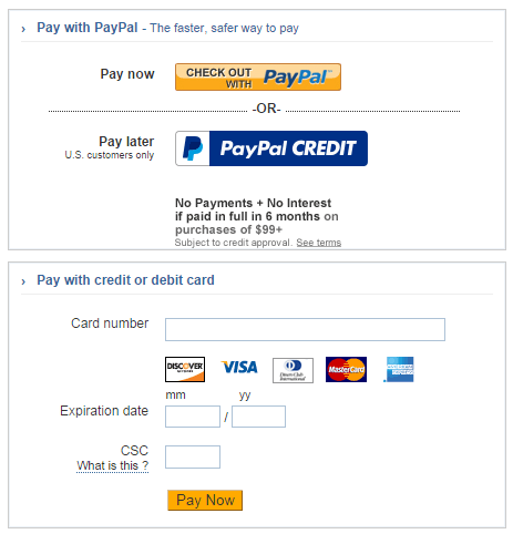 Drupal Ubercart PayPal Payments Advanced