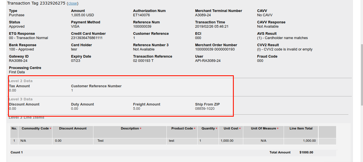 Magento Payeezy First Data GGe4 Extension