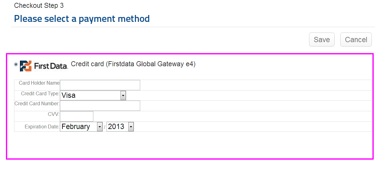 Joomla Virtuemart Payeezy First Data GGe4 Payment