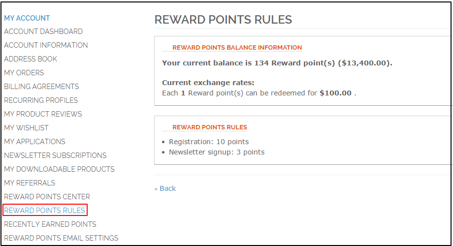 Magento Reward Points & Loyalty Program Extension