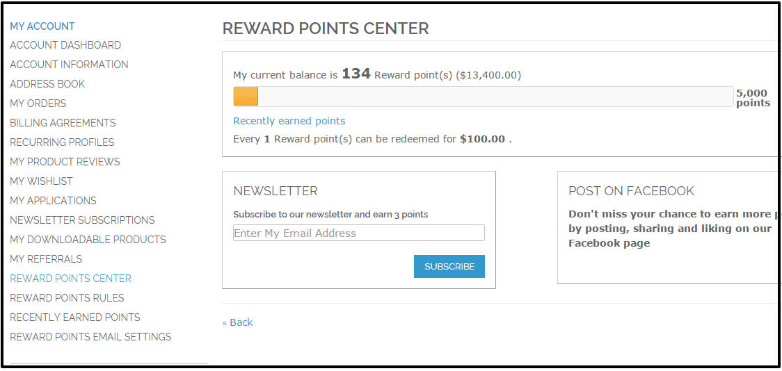 Magento Reward Points & Loyalty Program Extension