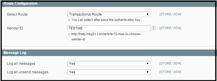 Magento MSG91 SMS Extension