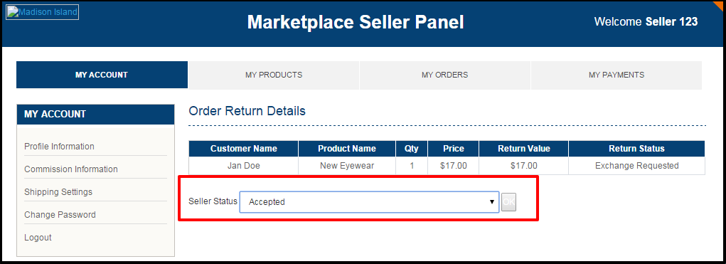 Magento RMA Returns Management