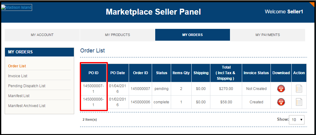 Magento Automatic PO Generation