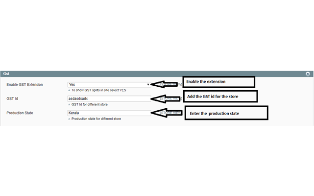 Magento gst extension