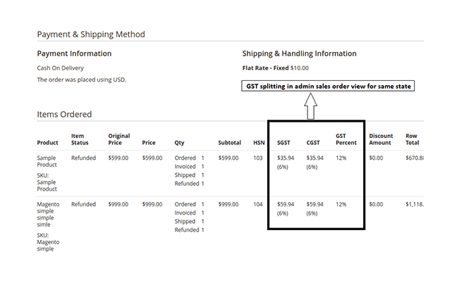 Magento GST Extension