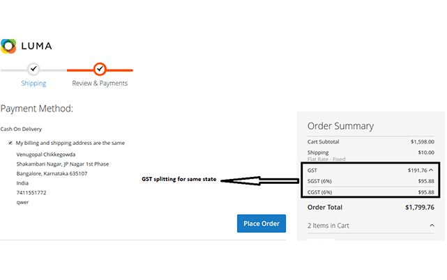 Magento GST Extension
