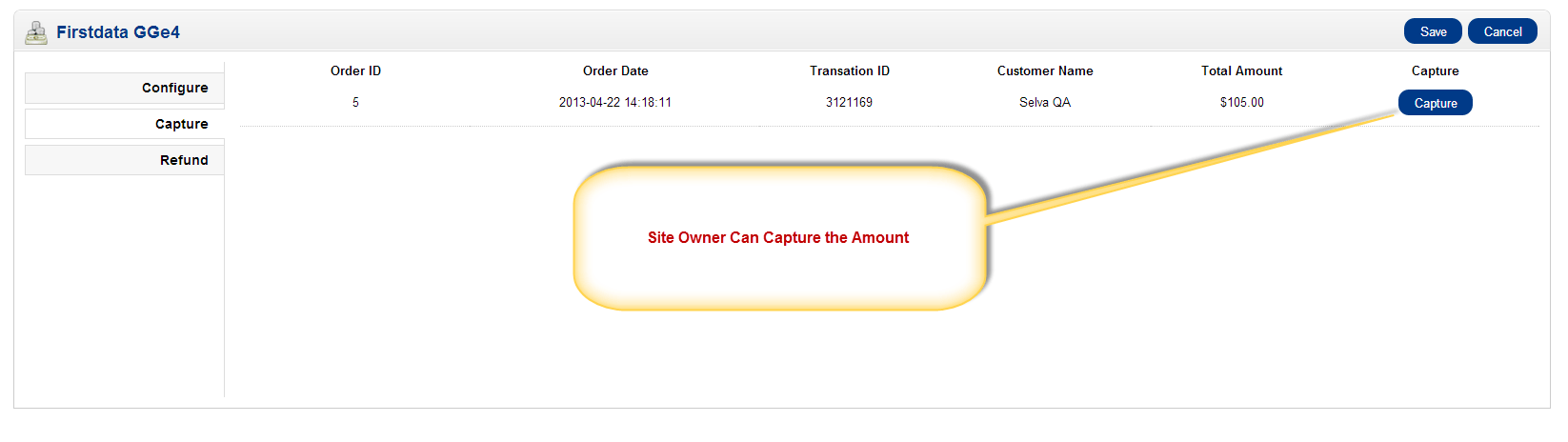 OpenCart Payeezy First Data GGe4 Module