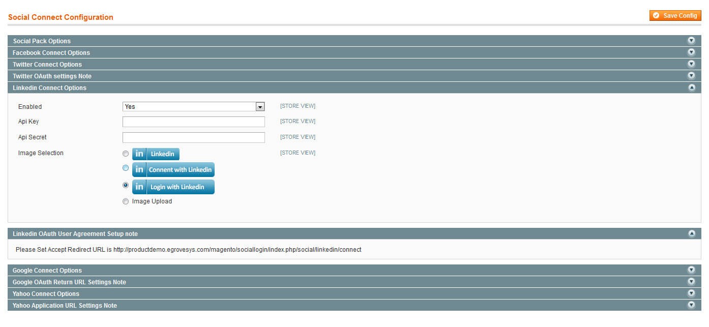 Magento 5 in 1 Social Login