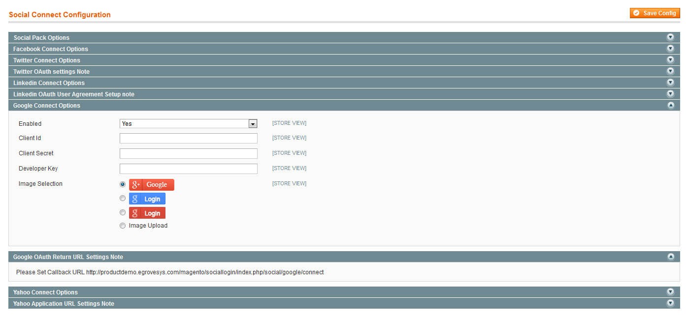 Magento 5 in 1 Social Login