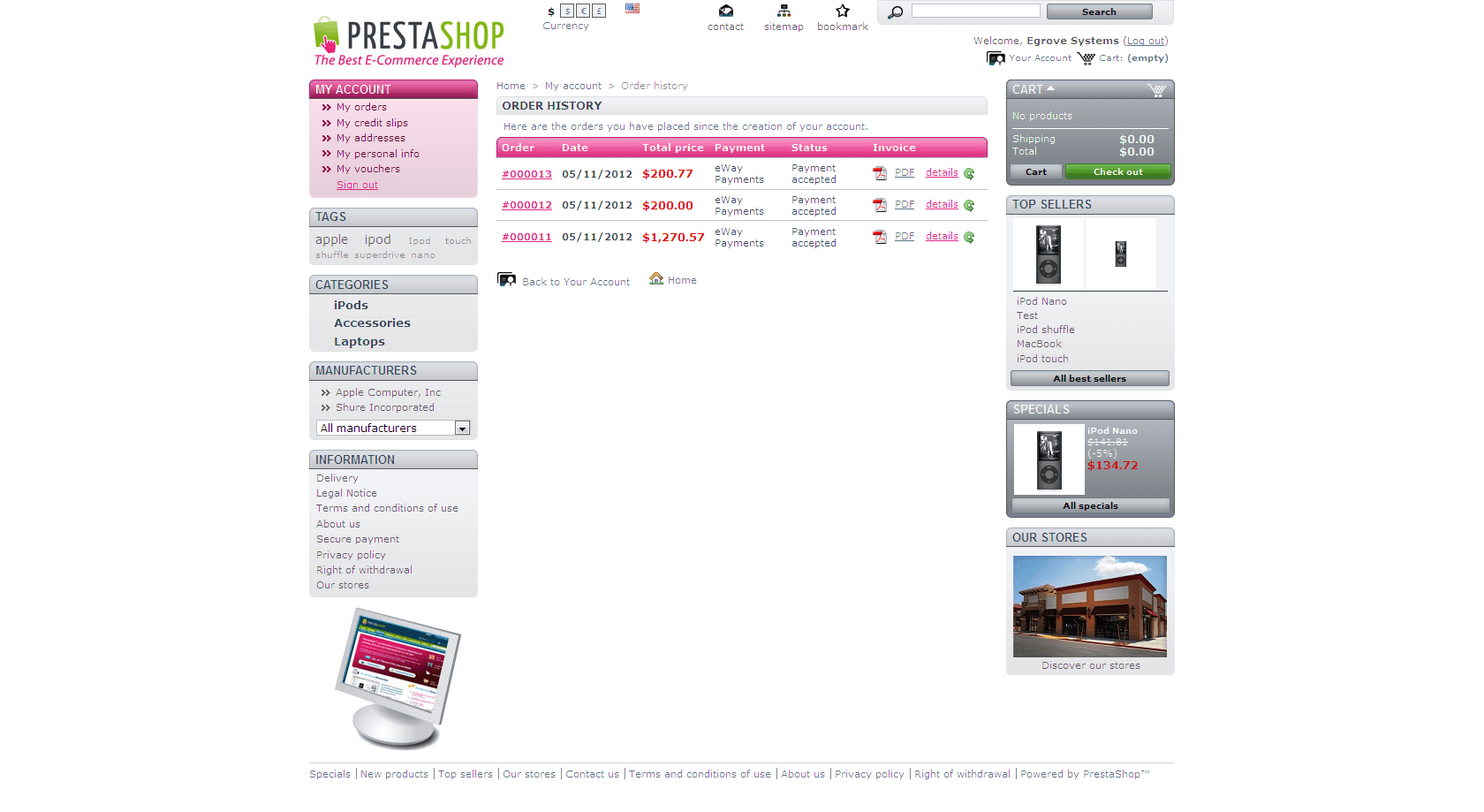 PrestaShop eWay Payments Australia