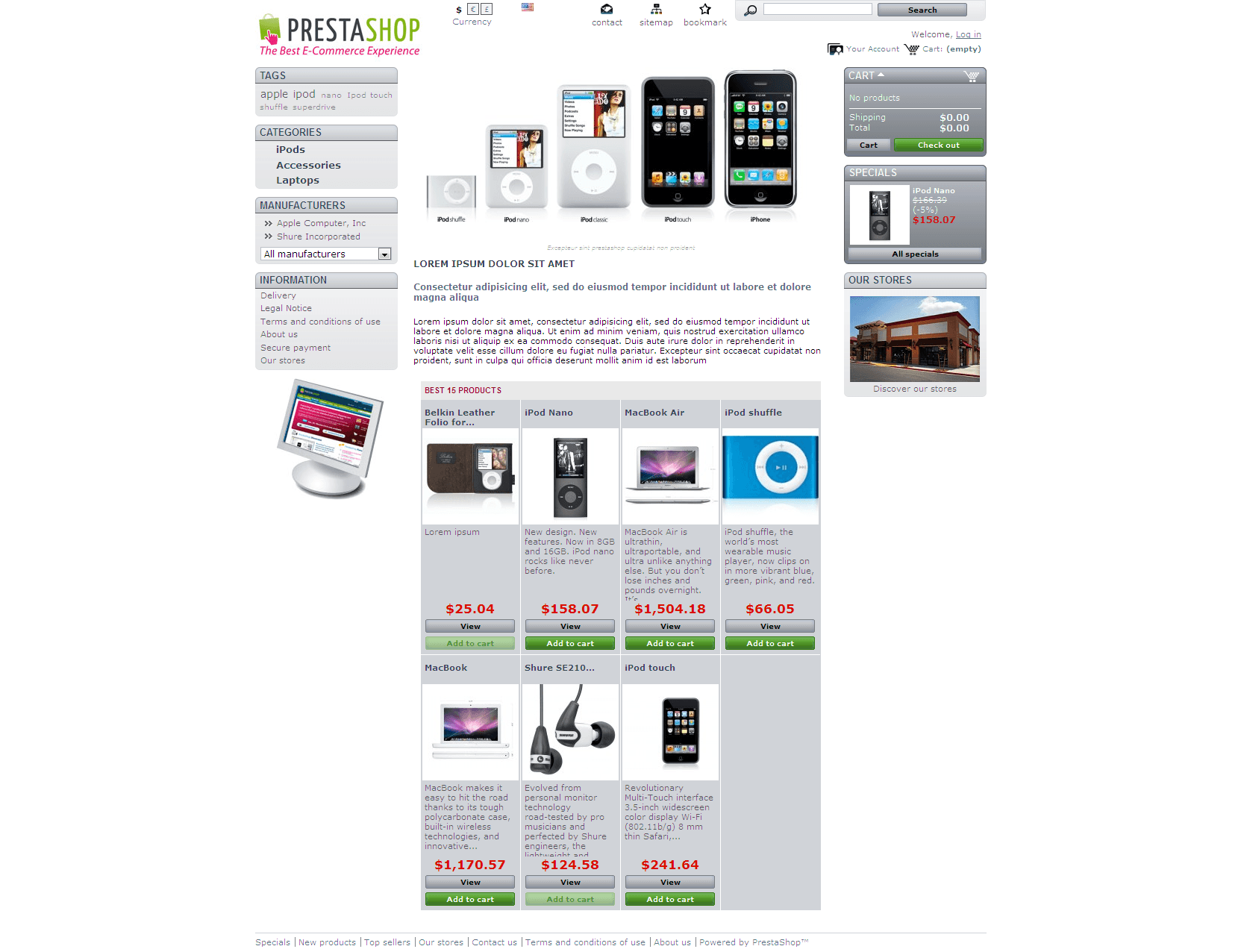 PrestaShop Best15 Products Module