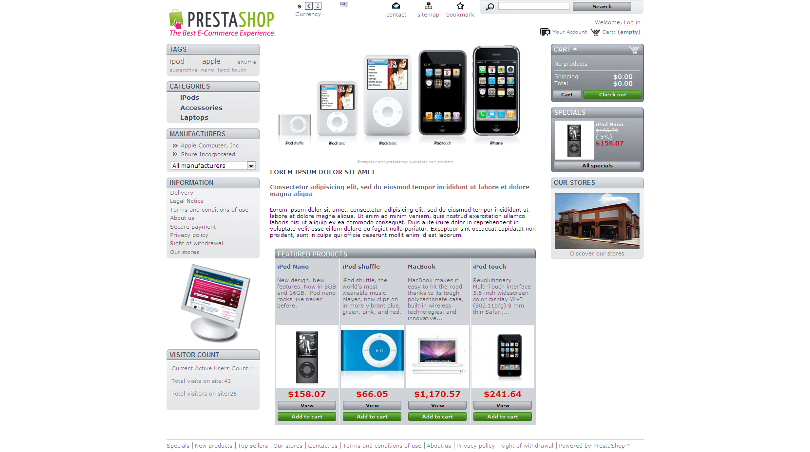 Prestashop Visitor Counter