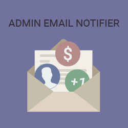 Admin Email NOTIFIER 