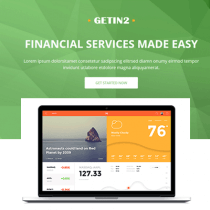 Financial Pro - Responsive HTML template 