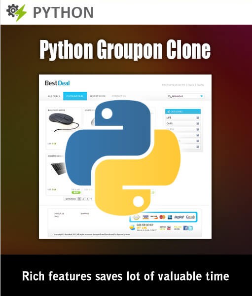 Python Groupon Clone