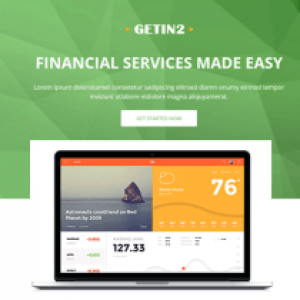 Financial Pro - Responsive HTML template 