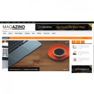 Magazino – Business landing Page responsive Template